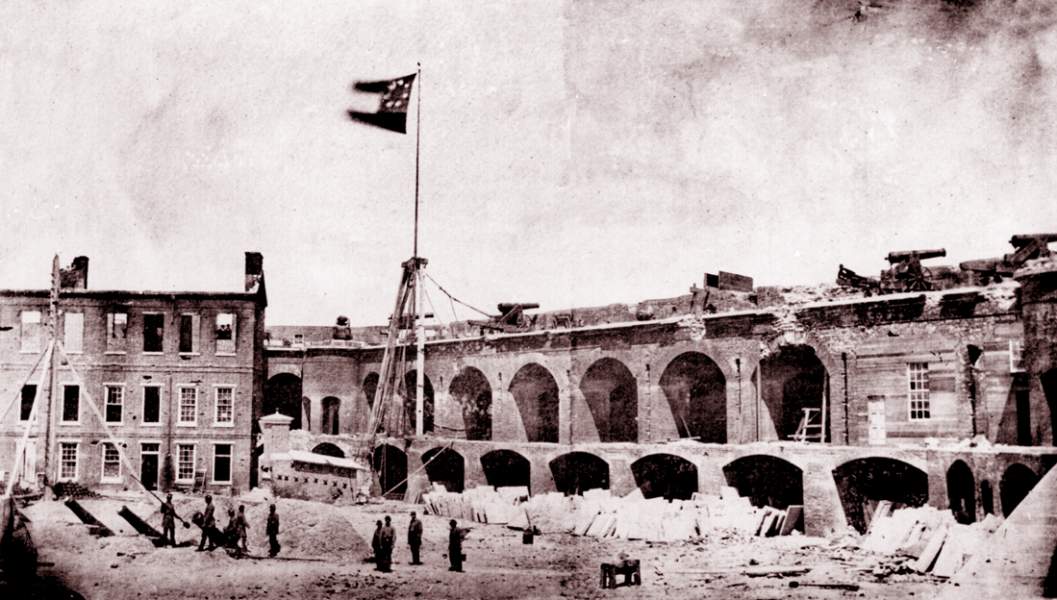 Fort Sumter, South Carolina, April 1861
