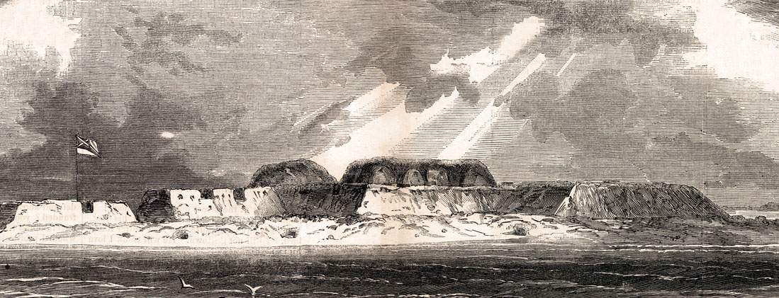 Fort Wagner, July 1863, artist's impression