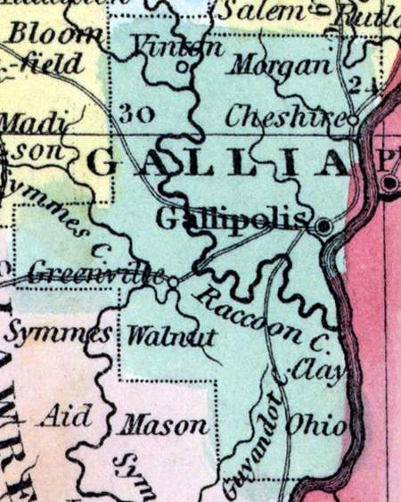 Gallia County, Ohio, 1857
