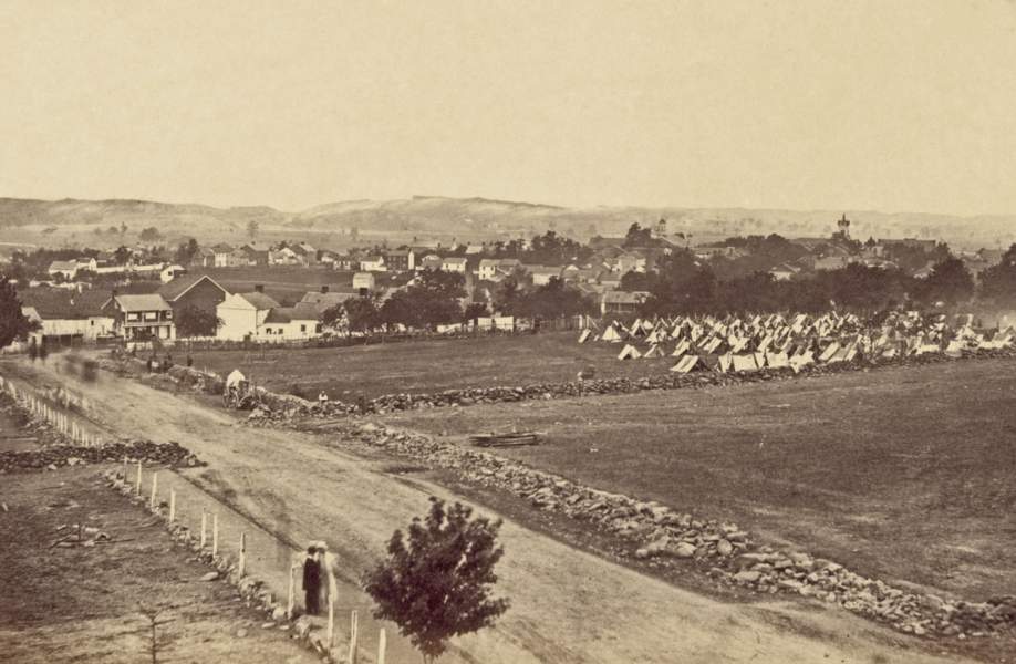 Gettysburg, Pennsylvania, from Cemetery Ridge, July 1863