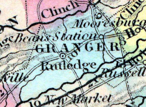 Grainger County, Tennessee, 1857