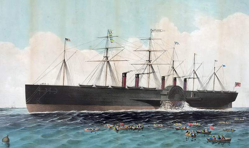 S.S. Great Eastern, 1858