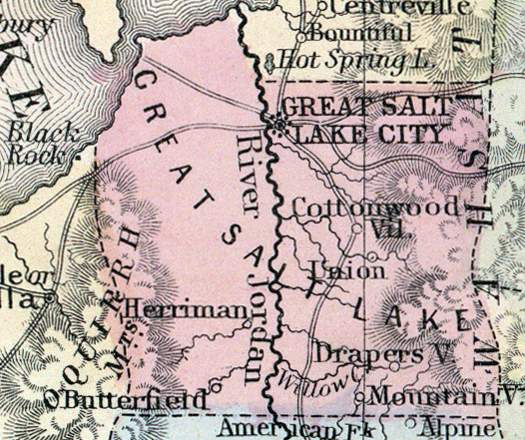 Salt Lake County, Utah Territory, 1865