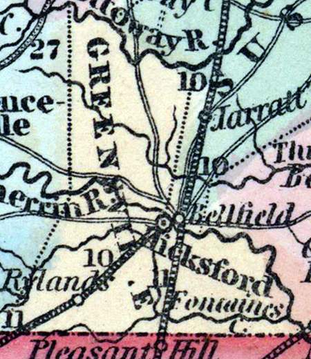 Greensville County, Virginia, 1857