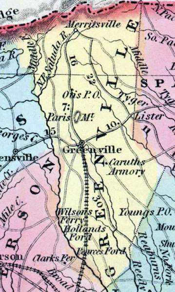 Greenville District, South Carolina, 1857