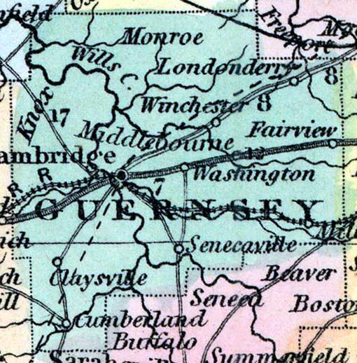 Guernsey County, Ohio, 1857