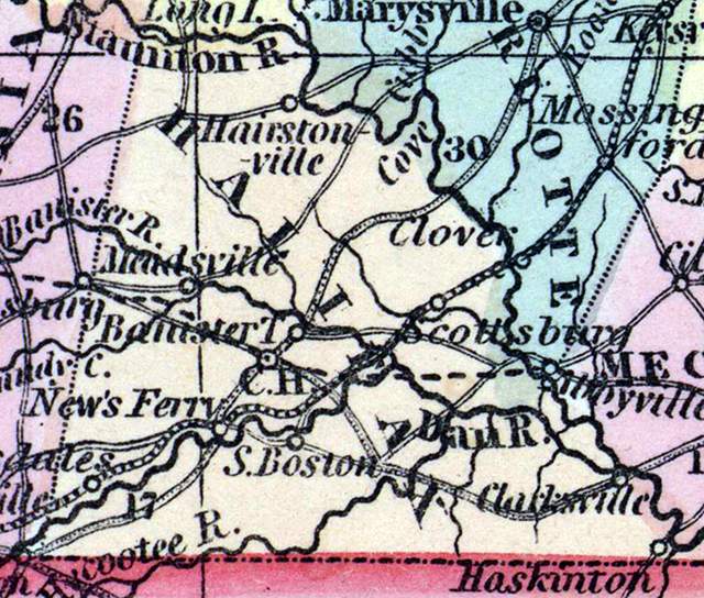 Halifax County, Virginia, 1857