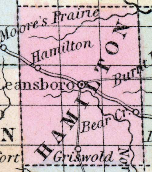 Hamilton County, Illinois, 1857