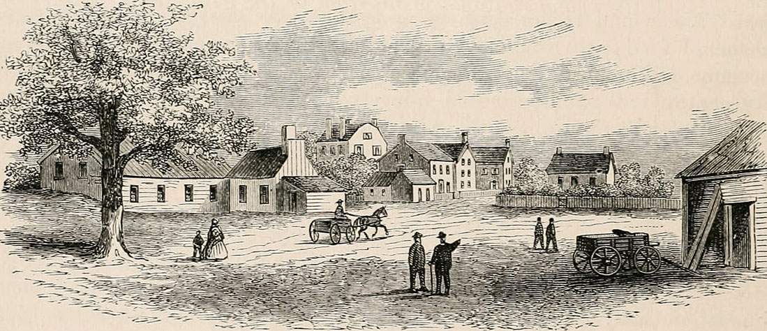 Hanover, Pennsylvania, June 1863, artist's impression