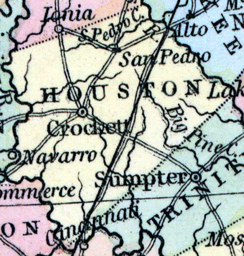 Houston County, Texas, 1857