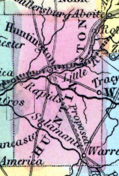 Huntington County, Indiana, 1857