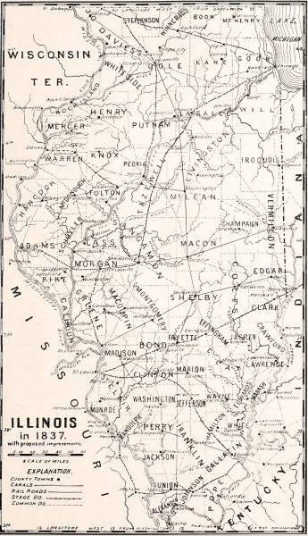 Illinois, 1837, zoomable map