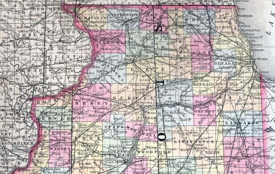 Illinois, 1857, northern counties