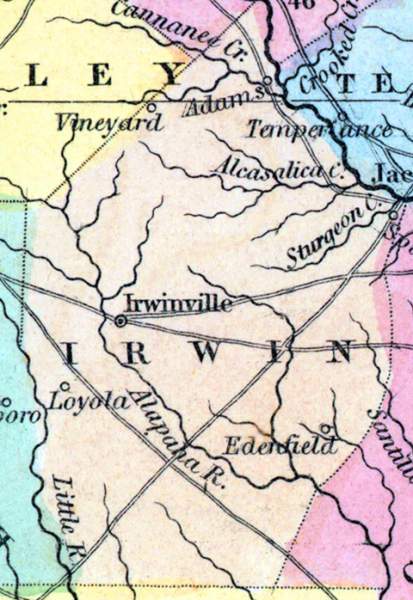 Irwin County, Georgia, 1857