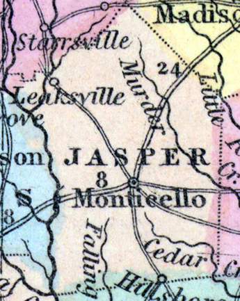 Jasper County, Georgia, 1857