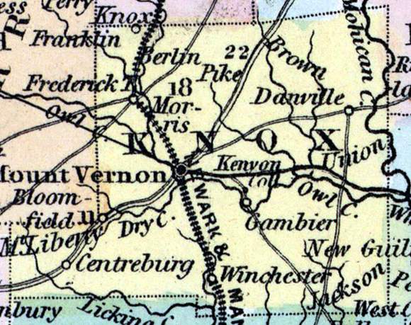 Knox County, Ohio, 1857
