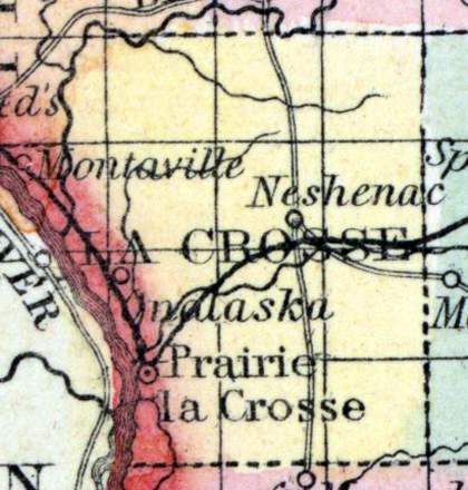 La Crosse County, Wisconsin, 1857