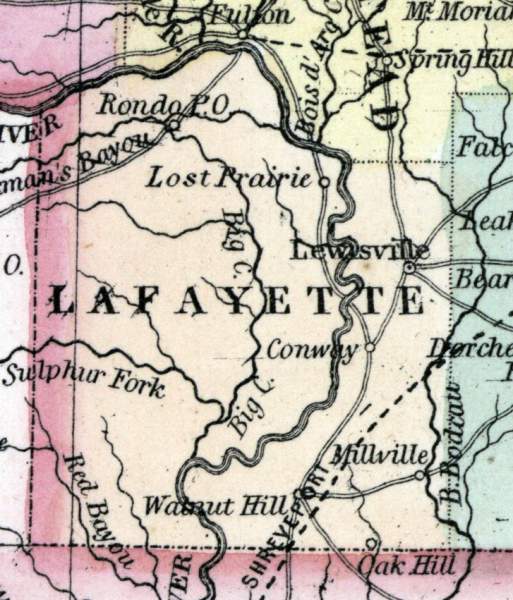 Lafayette County, Arkansas, 1857