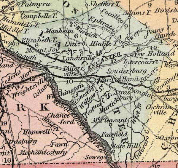 Lancaster County, Pennsylvania, 1857