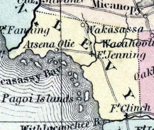 Levy County, Florida, 1857