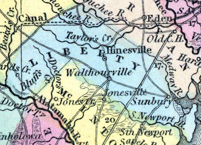 Liberty County, Georgia, 1857