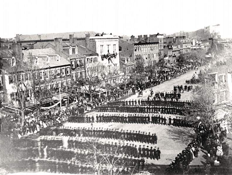 Lincoln's Funeral Procession on Pennsylvania Avenue, April 19, 1865