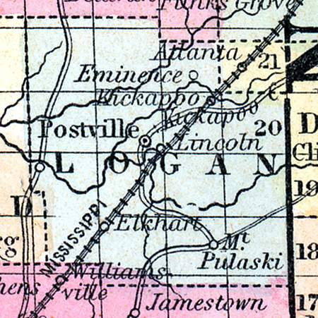 Logan County, Illinois, 1857