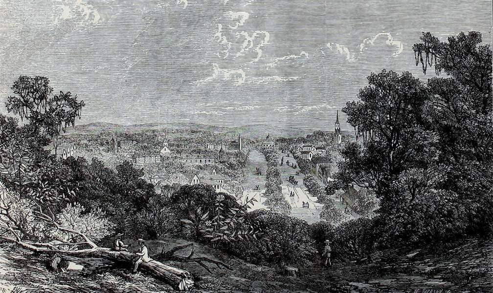 Macon, Georgia, 1863, British artist's impression, zoomable image