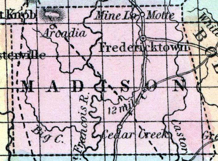 Madison County, Missouri, 1857