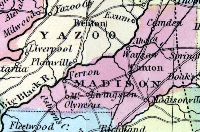Madison County, Mississippi, 1857