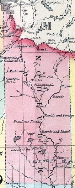 Marathon County, Wisconsin, 1857