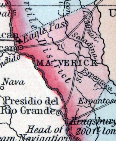 Maverick County, Texas, 1857