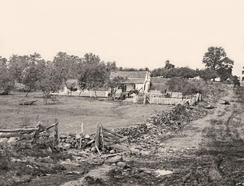 Meade's Headquarters, Cemetery Ridge, Gettysburg, Pennsylvania, July 1863