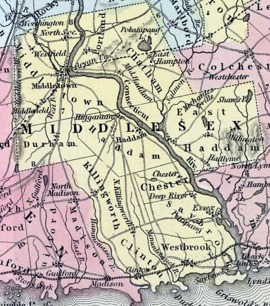 Middlesex County, Connecticut, 1857