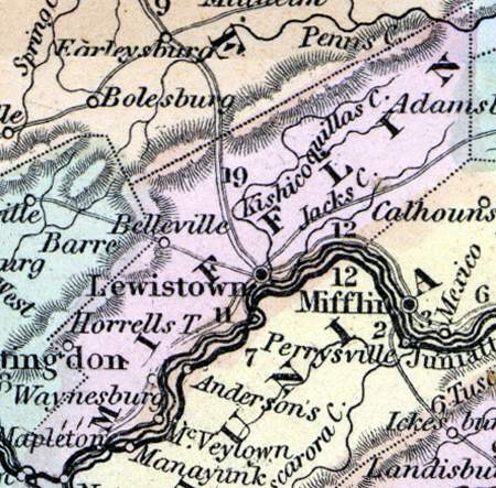 Mifflin County, Pennsylvania, 1857