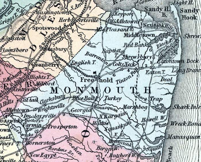 Monmouth County, New Jersey, 1857