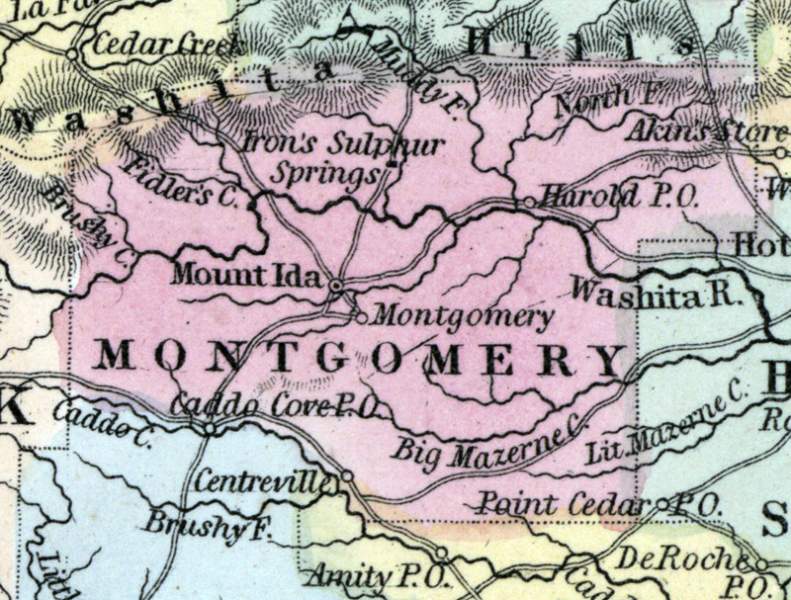 Montgomery County, Arkansas, 1857