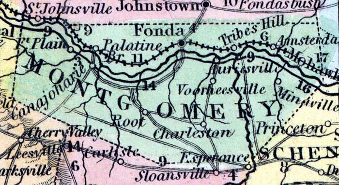 Montgomery County, New York, 1857 | House Divided