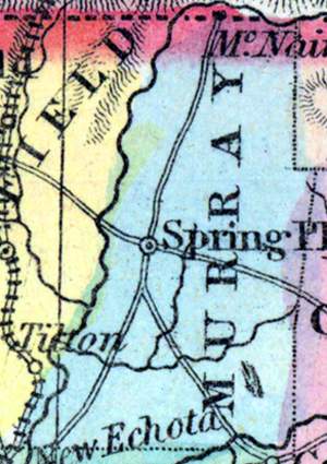 Murray County, Georgia, 1857