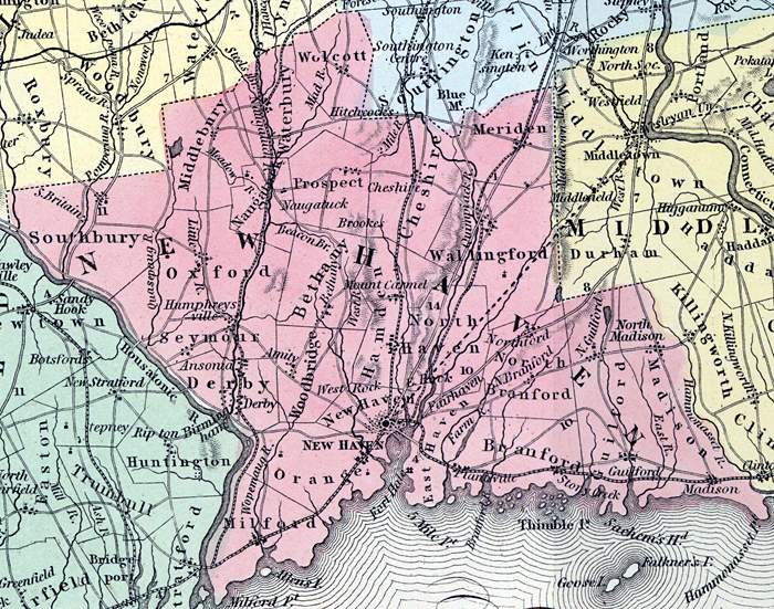 New Haven County, Connecticut, 1857