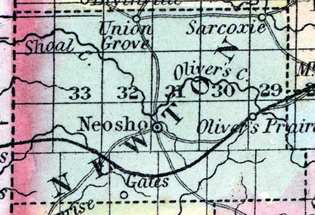 Newton County, Missouri, 1857