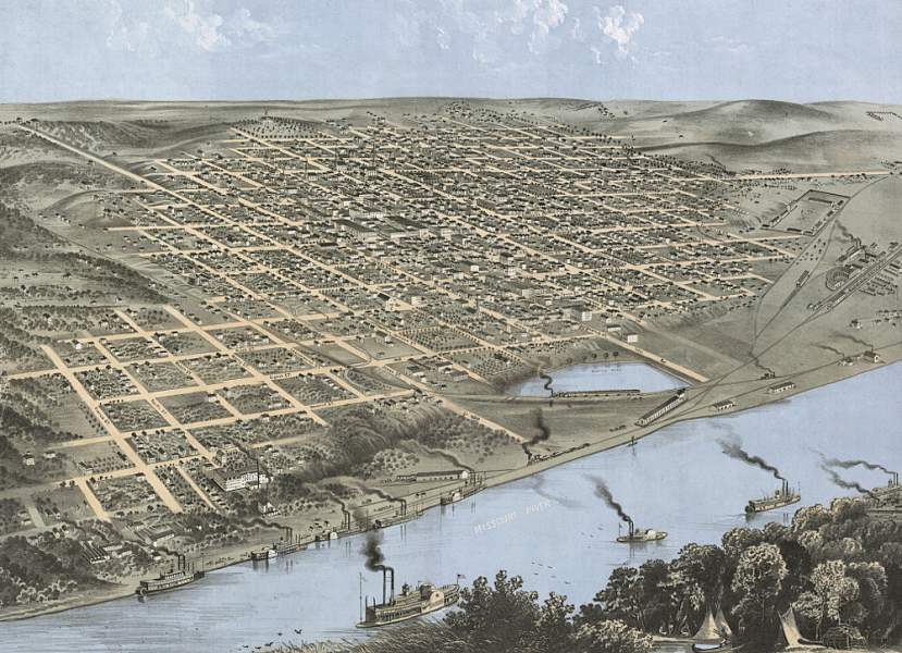Omaha, Nebraska, 1868
