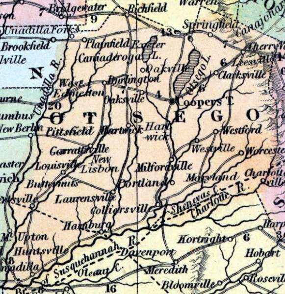 Otsego County, New York, 1857