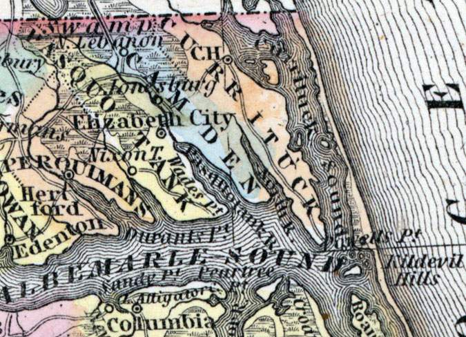 Pasquotank County, North Carolina, 1857