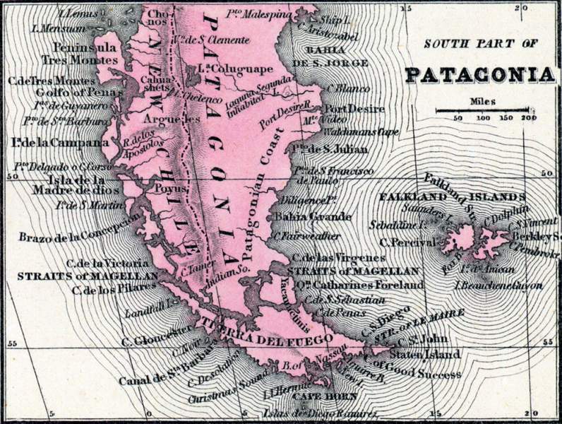 Patagonia, 1857