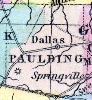 Paulding County, Georgia, 1857