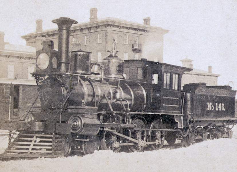 Pennsylvania Rail Road Locomotive Number 146, circa 1860