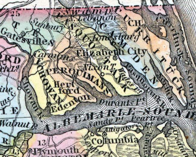 Perquimans County, North Carolina, 1857