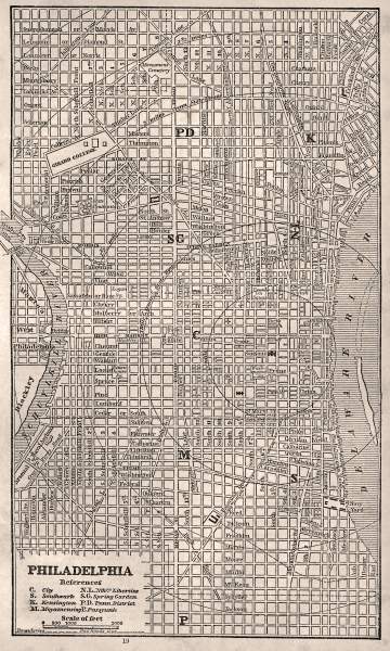 Philadelphia, 1853, zoomable map