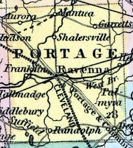 Portage County, Ohio, 1857